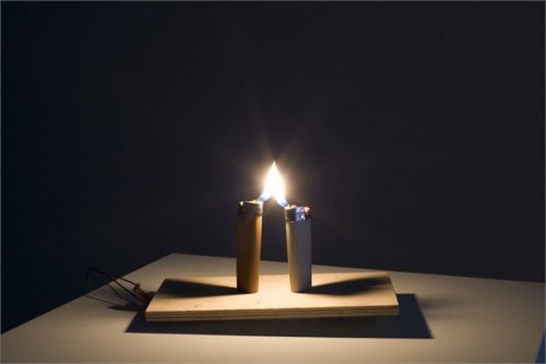 Ariel Schlesinger, Untitled (Lighters), 2007