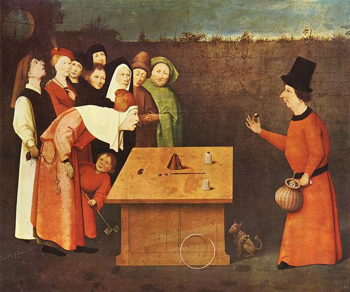The conjurer-hieronymus bosch est 1475-1505