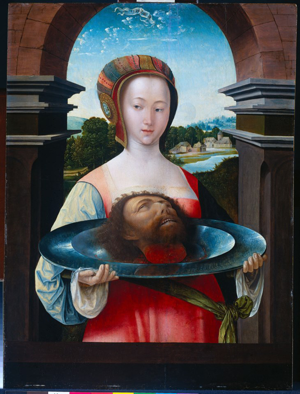 Salome met hoofd van Johannes de doper- Cornelisz. van Oostsanen, Jacob
