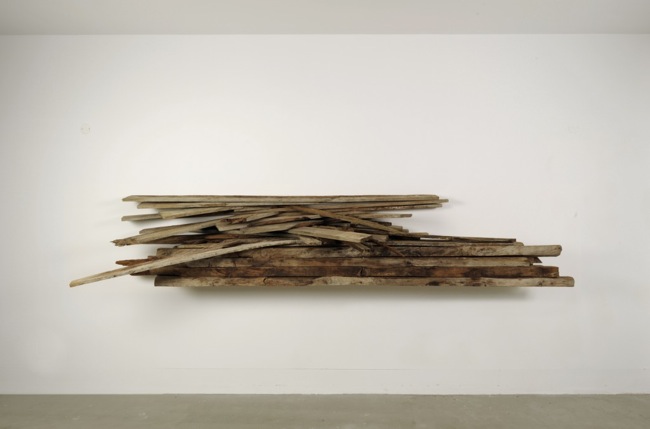 James Beckett, Stack Facade-1-2011_mixed deteriorated exotic woods