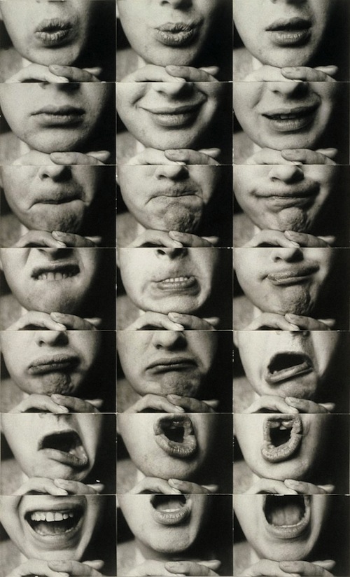 Kurt Kranz Mund-Reihen (Mouth rows) 1931