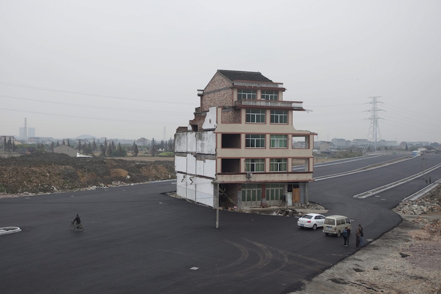 Nail house in Wenling-China